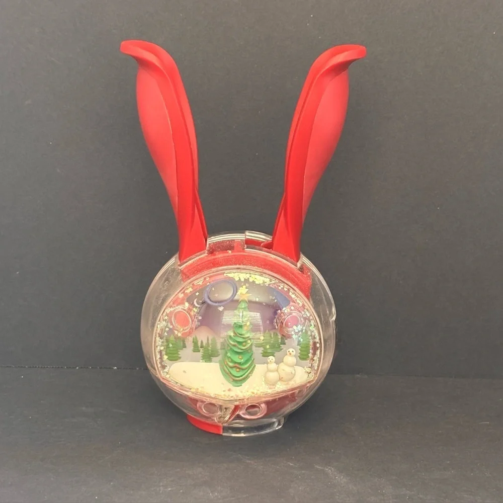 Vintage CHEF'N PEPPER MILL GRINDER Holiday Scene Pre-Owned RARE